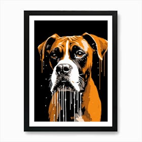 Boxer Dog Art Print