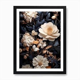 Floral Wallpaper Art Print