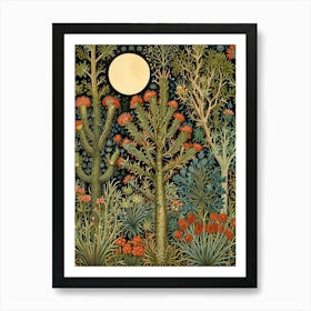 William Morris Rose Cactus Garden Art Print