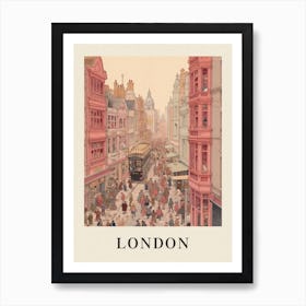 Vintage Travel Poster London 2 Art Print