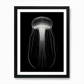 Comb Jellyfish Transparent 2 Art Print