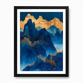 Chinese Mountains 8 Art Print