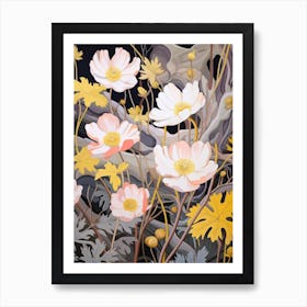 Buttercup 1 Flower Painting Art Print