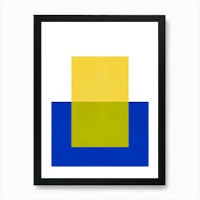 Geometric and modern abstract 6 Art Print