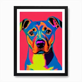 Manchester Terrier Andy Warhol Style Dog Art Print