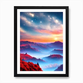 Landscape Painting 53 Art Print