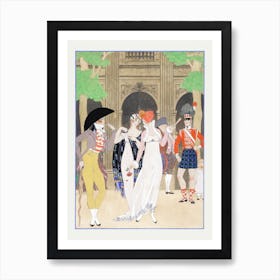 La Merveilleuse Au Palais Royal (1921), George Barbier Art Print