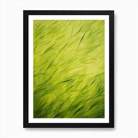 Grass Blowing In The Wind Art Print