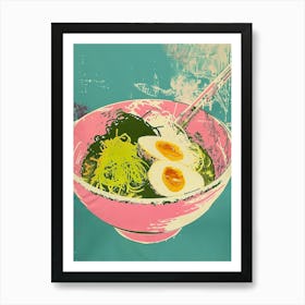 Sukiyaki Duotone Silkscreen 2 Art Print