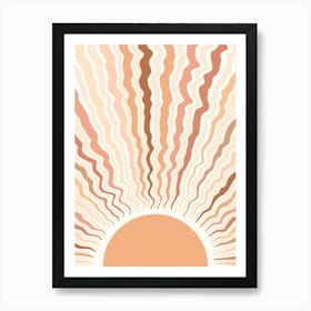 Sun Rays 3 Art Print