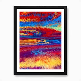 Acrylic Extruded Painting 604 Art Print