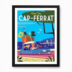 Saint Jean Cap Ferrat Art Print