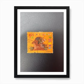 Welsh Postage Stamp 2 Art Print