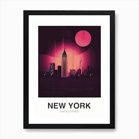 Dark New York City Art Print