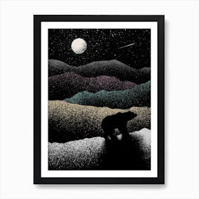 Wandering Bear Art Print