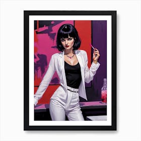 Sexy Lady Art Print