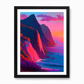 Na Pali Coast Dreamy Sunset 2 Art Print