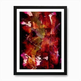 Abstract Painting crossroads Art Print