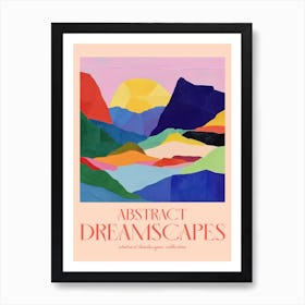 Abstract Dreamscapes Landscape Collection 35 Art Print