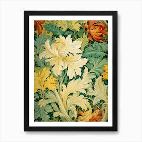 Floral Wallpaper By William Morris Art Print