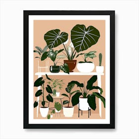 Houseplants 7 Art Print