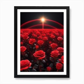 Red Roses 8 Art Print