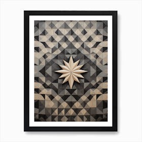 Optical Illusion Abstract Geometric 15 Art Print