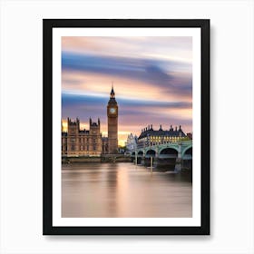 Big Ben At Sunset 1 Art Print