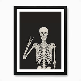 Skeleton Art Print