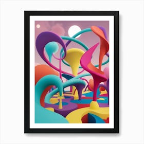 Abstract Landscape Art Print