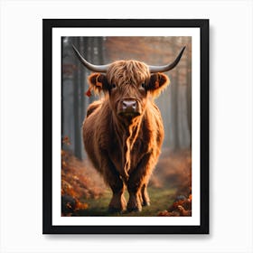 Highland Cow 23 Art Print