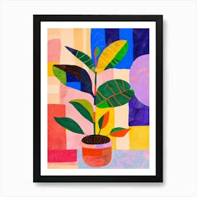 Plant In A Pot 33 Art Print