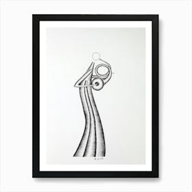 French Horn Player Art Print