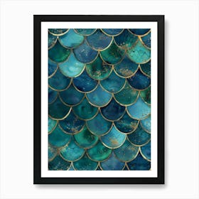 Mermaid Scales 1 Art Print