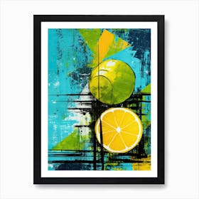 Limes And Lemons 1 Art Print