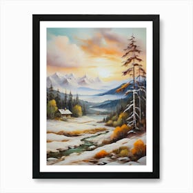 Winter Landscape 44 Art Print