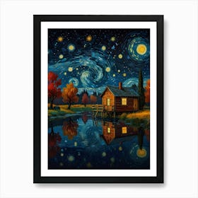 Starry Night 46 Art Print