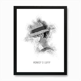 Monkey D Luffy 1 Art Print
