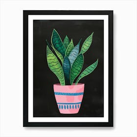 Snake Plant 1 Art Print