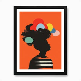 Silhouette Of A Woman 60 Art Print