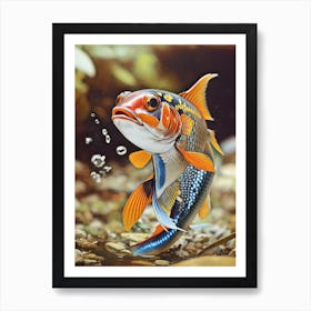 Funny Sardines Art Print