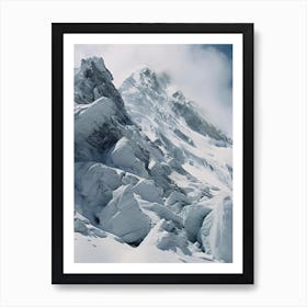 Snowy Mountain 4 Art Print