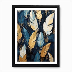 Feathers 10 Art Print