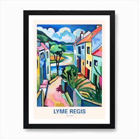 Lyme Regis England Uk Travel Poster Art Print