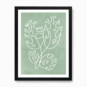 Fern Leaves Art Print