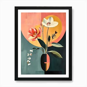 Flowers In A Vase 121 Art Print