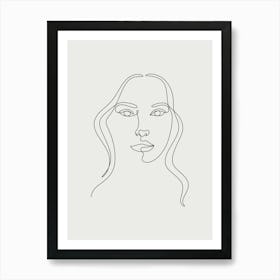 Woman'S Face.3 Art Print