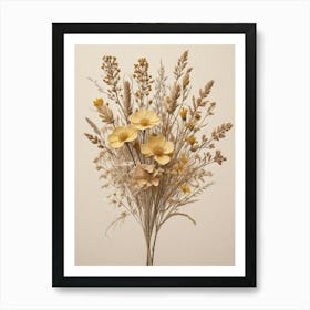 Fleurs Sechees, Dried Flowers Exhibition Poster 23 Art Print (3) Poster