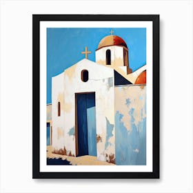 Katerini Calm: A Minimalist Study, Greece Art Print