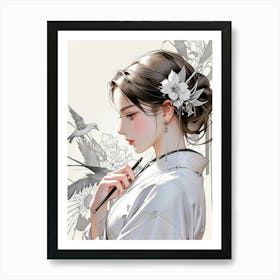 Chinese Girl 8 Art Print